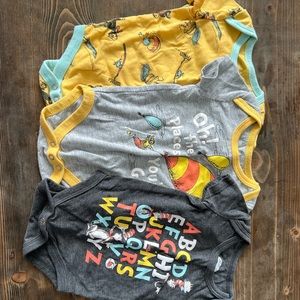Baby boy 3 month Dr. Seuss onesies